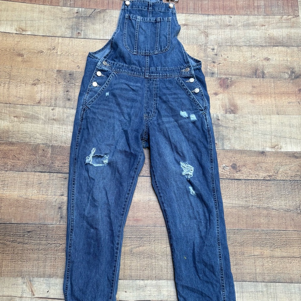 GAP Blue Denim Overalls Size XS